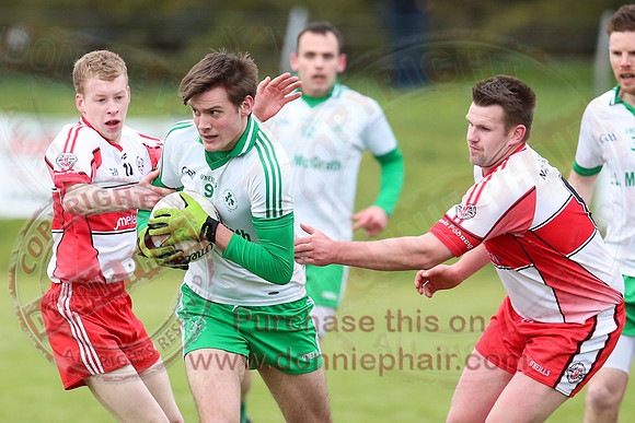St. Pat's Donagh (0-9) V Ederney (0-11) in Senior GAA Football League Division One.