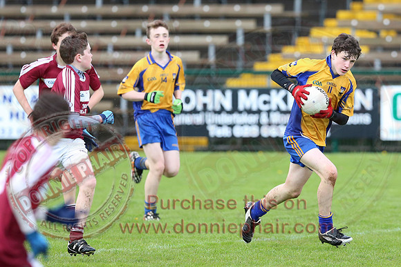 Enniskillen Gaels (11-12) V Tempo Maguires (2-04) in U14 Feile Na Nog Final.