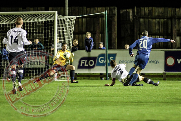 Ballinamallard FC (Winners) V Glenavon in IFA League Soccer.