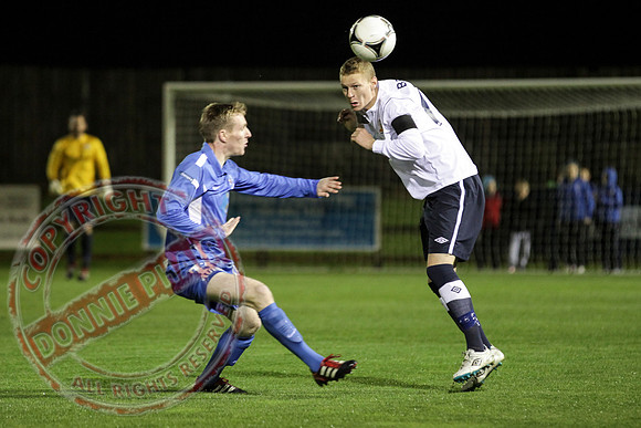 Ballinamallard FC (Winners) V Glenavon in IFA League Soccer.