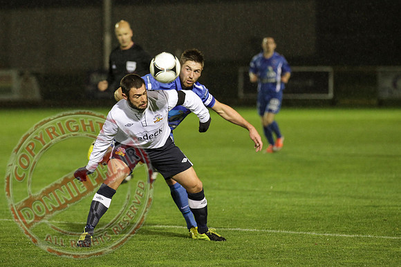 Ballinamallard FC (Winners) V Glenavon in IFA League Soccer.