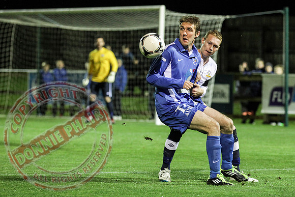 Ballinamallard FC (Winners) V Glenavon in IFA League Soccer.
