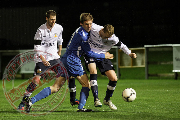 Ballinamallard FC (Winners) V Glenavon in IFA League Soccer.