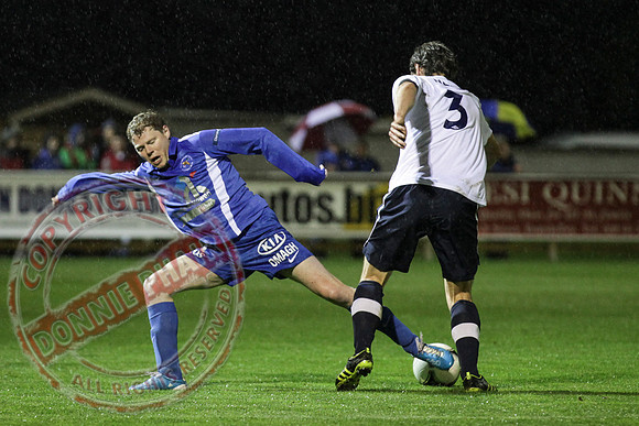 Ballinamallard FC (Winners) V Glenavon in IFA League Soccer.