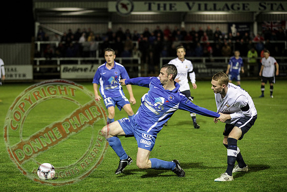 Ballinamallard FC (Winners) V Glenavon in IFA League Soccer.