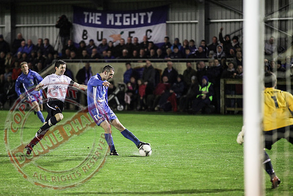 Ballinamallard FC (Winners) V Glenavon in IFA League Soccer.