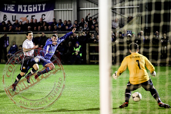 Ballinamallard FC (Winners) V Glenavon in IFA League Soccer.