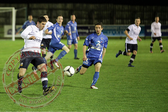Ballinamallard FC (Winners) V Glenavon in IFA League Soccer.