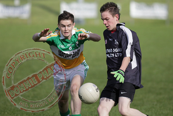 Aghadrumsee V Derrylin in U16 GAA Football Final.