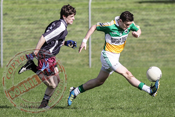 Aghadrumsee V Derrylin in U16 GAA Football Final.