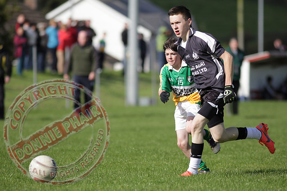 Aghadrumsee V Derrylin in U16 GAA Football Final.