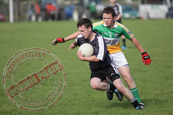 Aghadrumsee V Derrylin in U16 GAA Football Final.