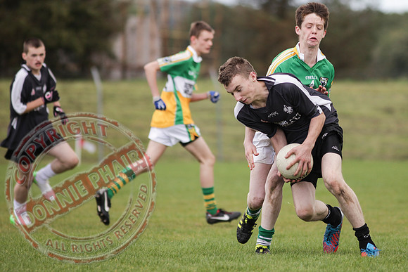 Aghadrumsee V Derrylin in U16 GAA Football Final.