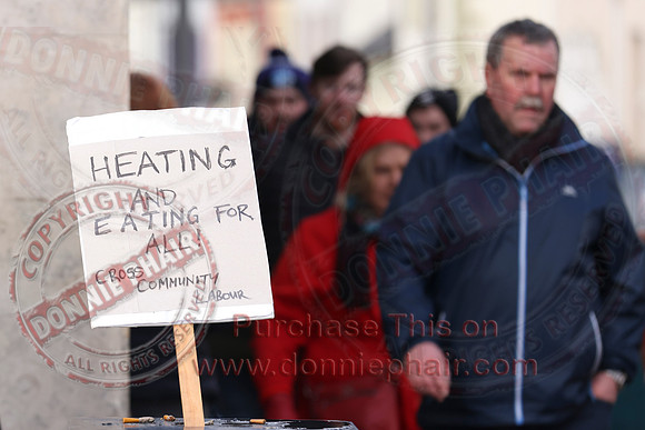 Independent Councillors Protest over Censorship outside Enniskillen Townhall-1