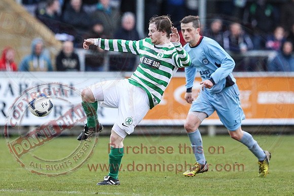 Strathroy Harps (4) V Enniskillen Town (1) in Mulhern Cup Final in Ferney Park, Ballinamallard.