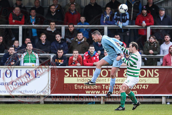 Strathroy Harps (4) V Enniskillen Town (1) in Mulhern Cup Final in Ferney Park, Ballinamallard.