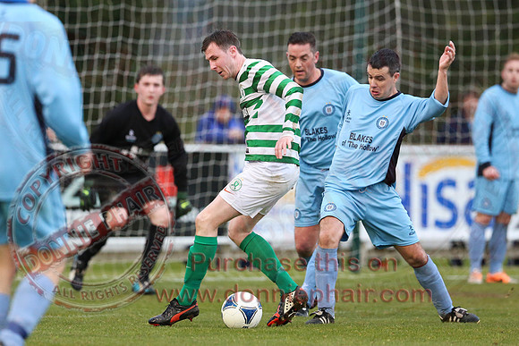 Strathroy Harps (4) V Enniskillen Town (1) in Mulhern Cup Final in Ferney Park, Ballinamallard.