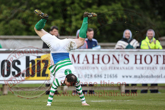 Strathroy Harps (4) V Enniskillen Town (1) in Mulhern Cup Final in Ferney Park, Ballinamallard.