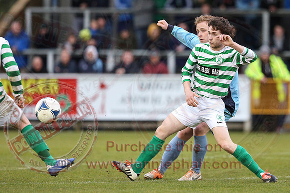 Strathroy Harps (4) V Enniskillen Town (1) in Mulhern Cup Final in Ferney Park, Ballinamallard.
