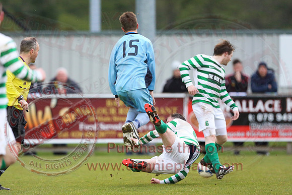 Strathroy Harps (4) V Enniskillen Town (1) in Mulhern Cup Final in Ferney Park, Ballinamallard.