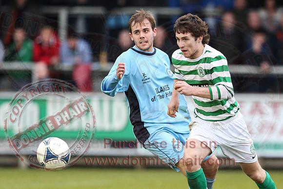 Strathroy Harps (4) V Enniskillen Town (1) in Mulhern Cup Final in Ferney Park, Ballinamallard.