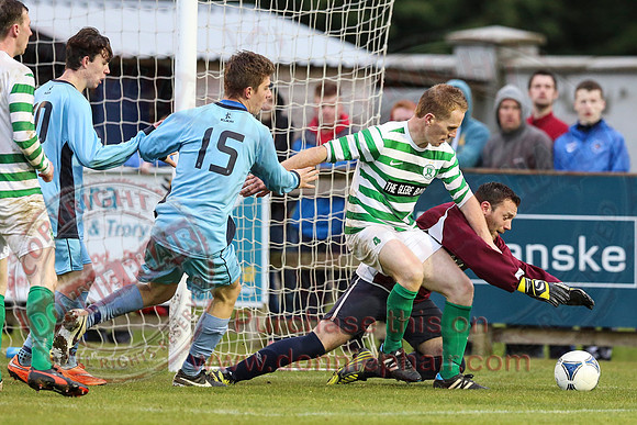 Strathroy Harps (4) V Enniskillen Town (1) in Mulhern Cup Final in Ferney Park, Ballinamallard.