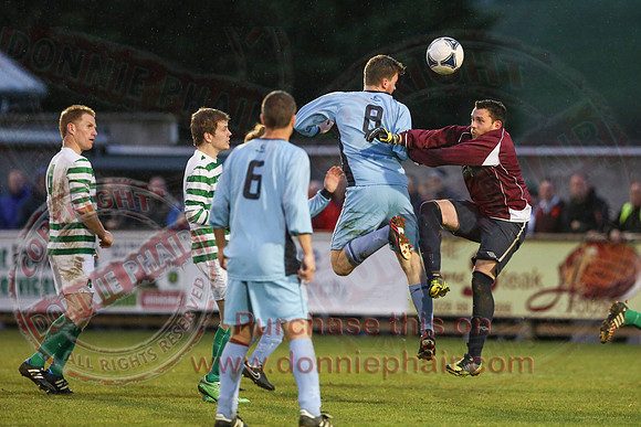 Strathroy Harps (4) V Enniskillen Town (1) in Mulhern Cup Final in Ferney Park, Ballinamallard.