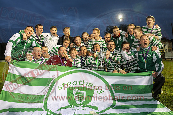 Strathroy Harps (4) V Enniskillen Town (1) in Mulhern Cup Final in Ferney Park, Ballinamallard.
