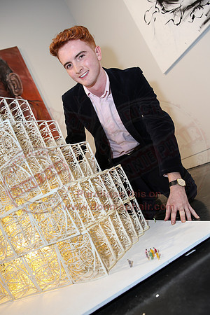 Exhibition by Students from South West College Studying their Foundation Diploma in Art and Design in the High Bridge Gallery.