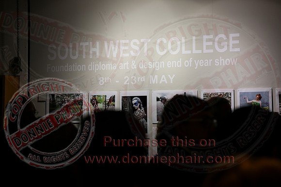 Exhibition by Students from South West College Studying their Foundation Diploma in Art and Design in the High Bridge Gallery.
