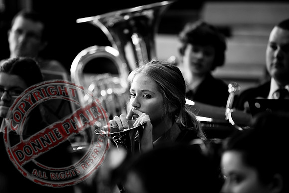 Steve Sykes Brass Band Masterclass in St. Michael's College, Enniskillen..