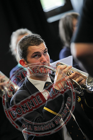 Steve Sykes Brass Band Masterclass in St. Michael's College, Enniskillen..