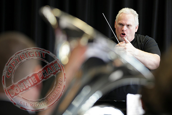 Steve Sykes Brass Band Masterclass in St. Michael's College, Enniskillen..