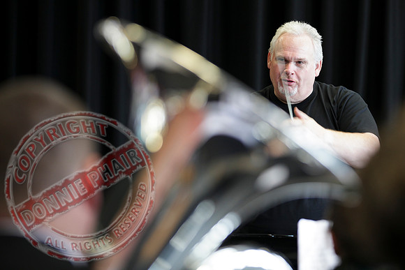 Steve Sykes Brass Band Masterclass in St. Michael's College, Enniskillen..