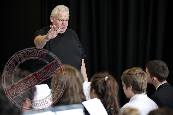 Steve Sykes Brass Band Masterclass in St. Michael's College, Enniskillen..