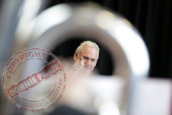 Steve Sykes Brass Band Masterclass in St. Michael's College, Enniskillen..