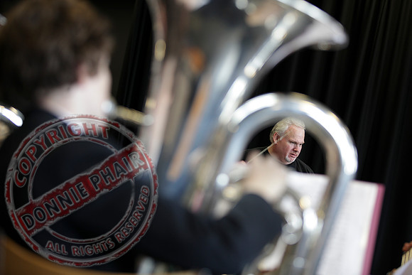 Steve Sykes Brass Band Masterclass in St. Michael's College, Enniskillen..