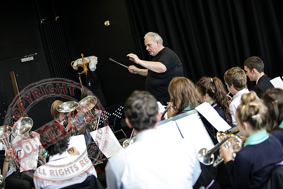 Steve Sykes Brass Band Masterclass in St. Michael's College, Enniskillen..