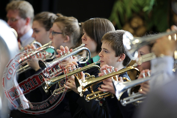 Steve Sykes Brass Band Masterclass in St. Michael's College, Enniskillen..