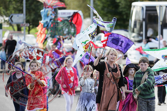 Dragon Parade in Enniskillen.