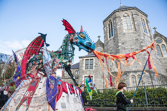 Dragon Parade in Enniskillen.