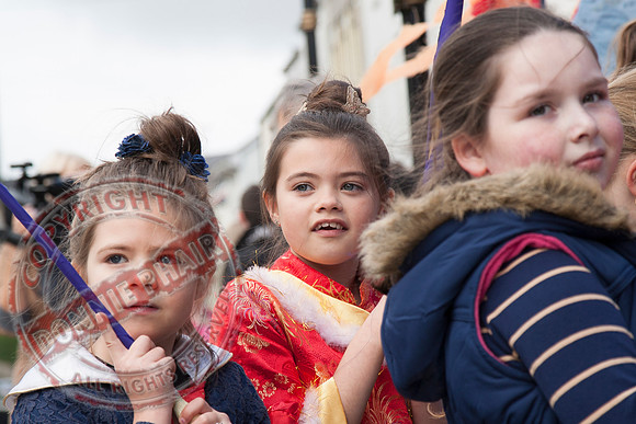 Dragon Parade in Enniskillen.