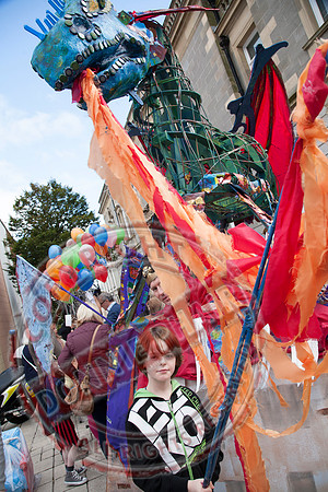 Dragon Parade in Enniskillen.