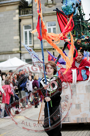 Dragon Parade in Enniskillen.