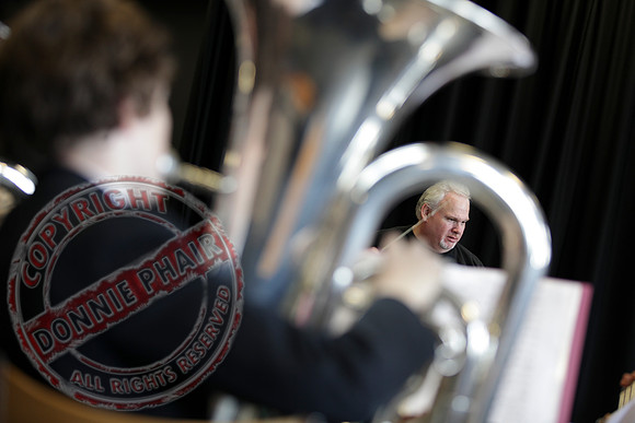 Steve Sykes Brass Band Masterclass in St. Michael's College, Enniskillen..