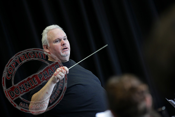 Steve Sykes Brass Band Masterclass in St. Michael's College, Enniskillen..