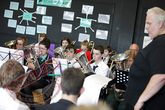 Steve Sykes Brass Band Masterclass in St. Michael's College, Enniskillen..