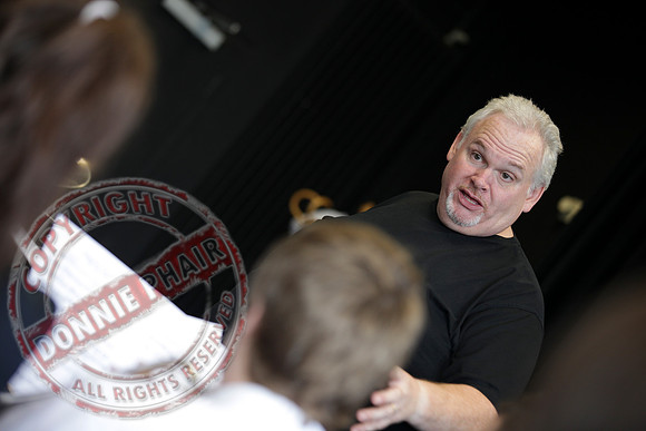 Steve Sykes Brass Band Masterclass in St. Michael's College, Enniskillen..