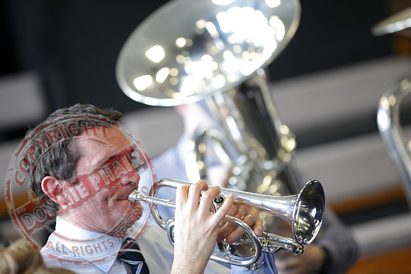 Steve Sykes Brass Band Masterclass in St. Michael's College, Enniskillen..