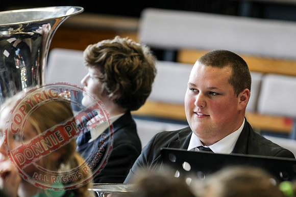 Steve Sykes Brass Band Masterclass in St. Michael's College, Enniskillen..